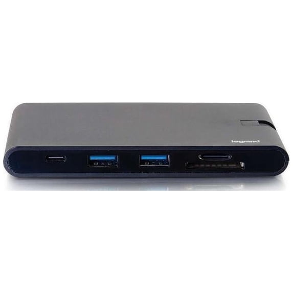 C2G USB-C All-in-One Travel Dock with 4K HDMI , VGA, Ethernet, USB, SD Card Reader and Power Delivery