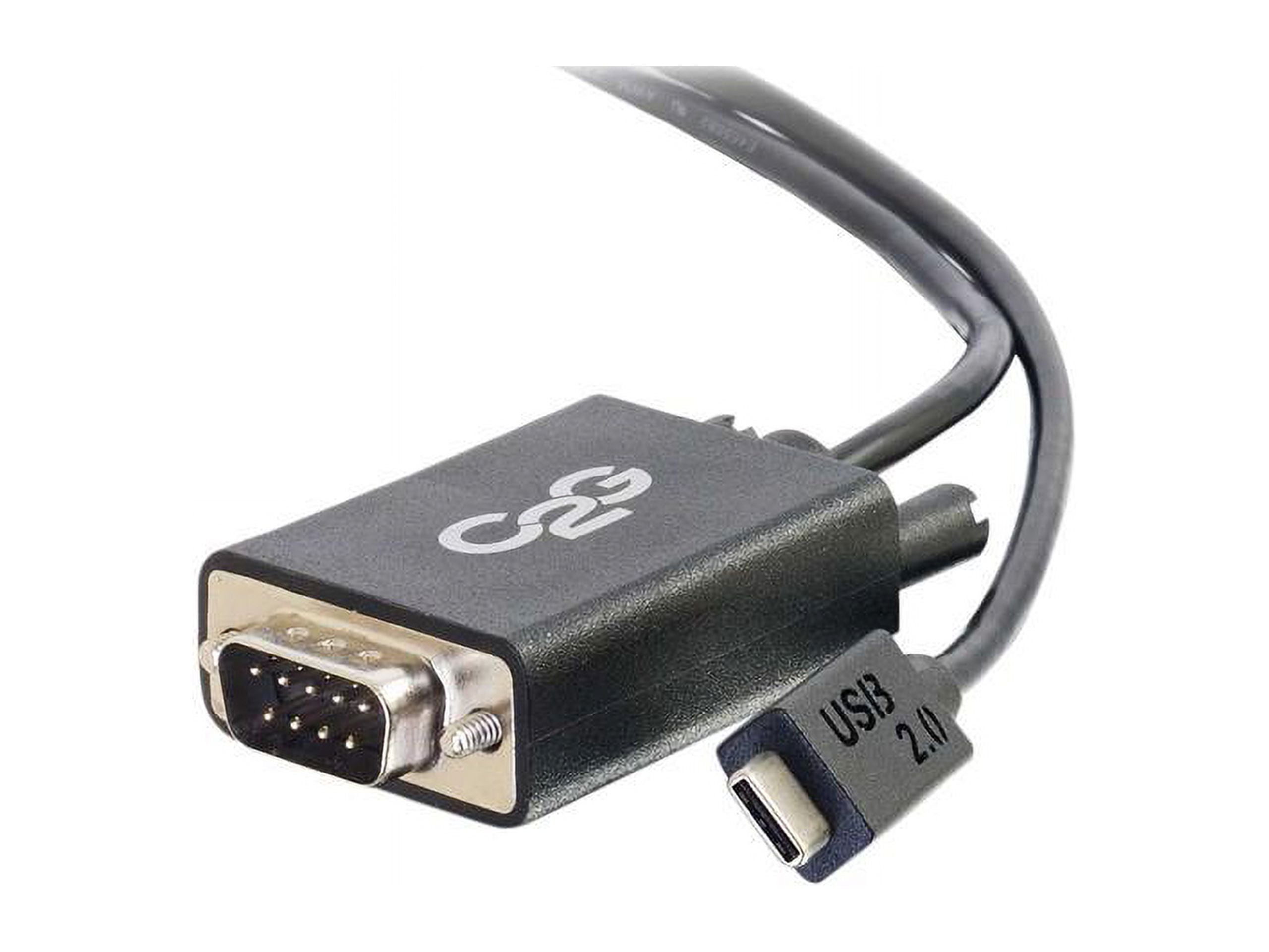 C2g Usb C To Db9 Serial Adapter Cable - Usb C 2.0 - M/M