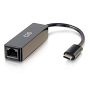 C2g Usb C To Gigabit Ethernet Adapter - Network Adapter - Usb-c - Gigabit Ethernet X 1 - Black