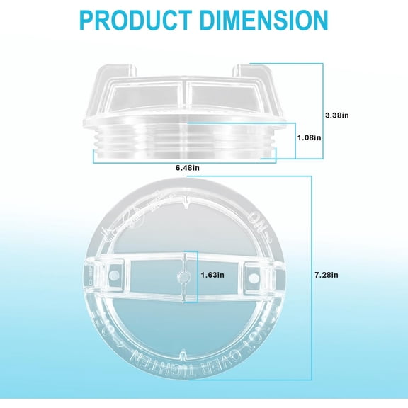 C3-185P Pool Pump Trap Cover/Lid Replacement for Sta-Rite DynaGlas Max-E-Pro/Dura-Glas II Pumps