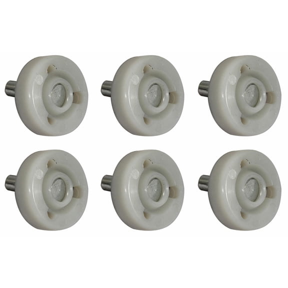 C3 Car Window Regulator Rollers 6-Piece Set - Premium Replacement Components