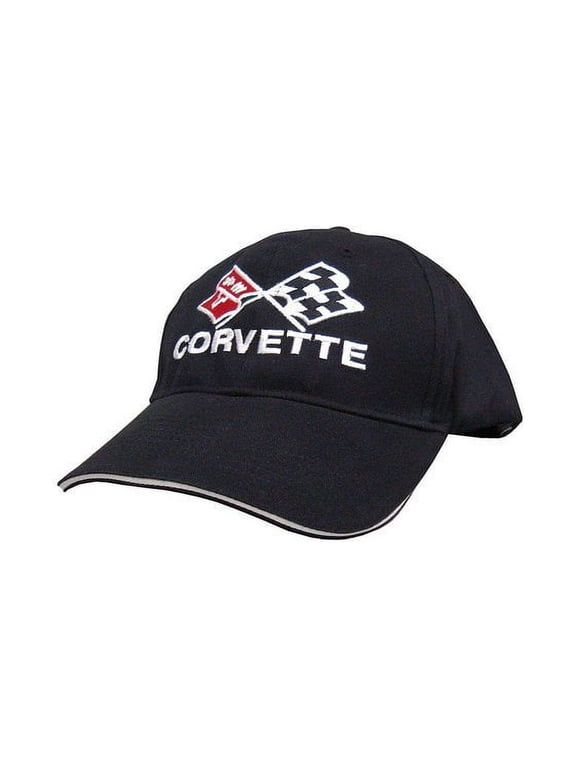 C3 Corvette Black & White Piping Twill Hat
