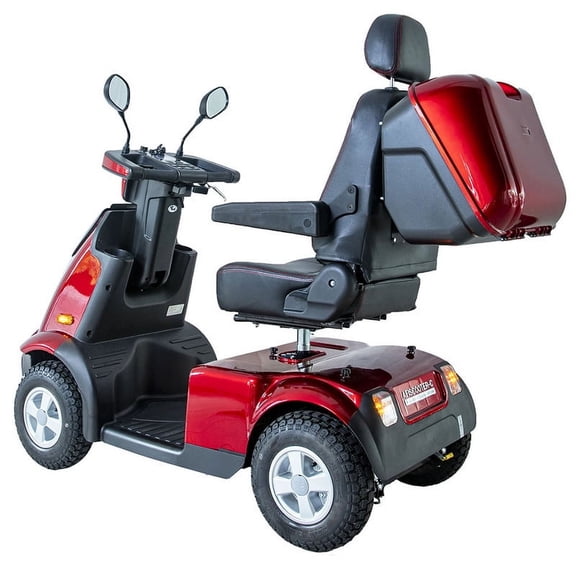 C3 High Performance Three Wheel Scooter By Afikim-Red