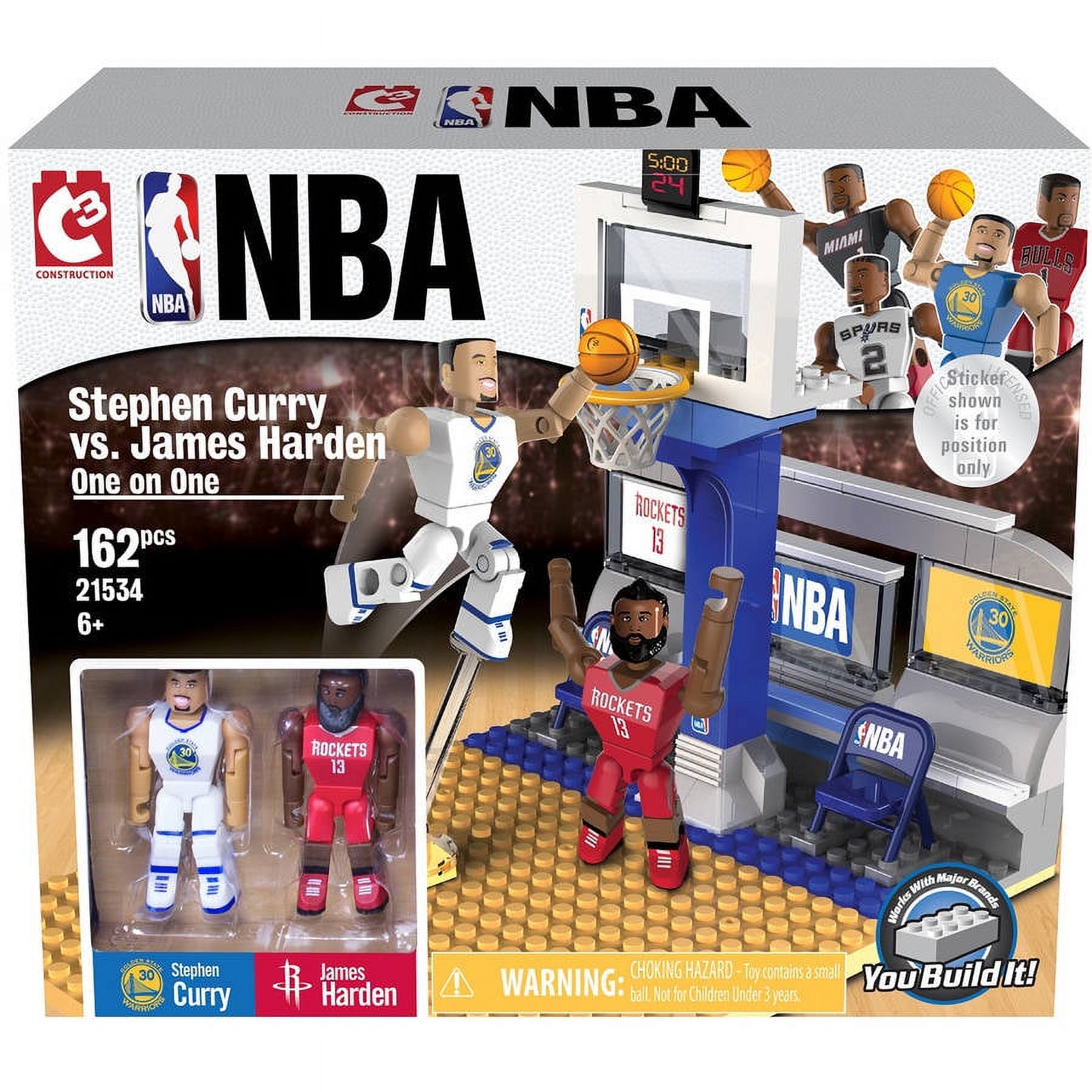 C3 NBA One-on-One, Stephen Curry vs James Harden - Walmart.com