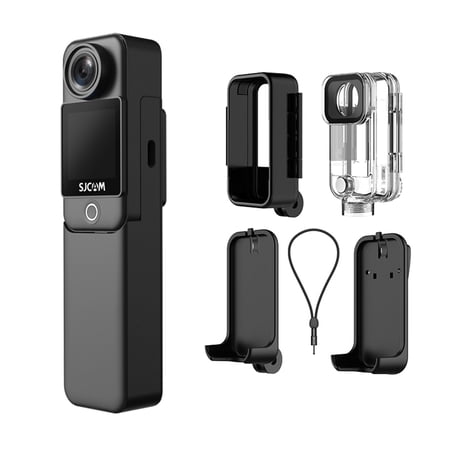C300 4K 30FPS 5G2.4G WiFi Dual Touch Control Screens 154° Wide Angle Lens 6- Gyro Stabilization 30M Waterproof Detachable Battery with an Extra Module