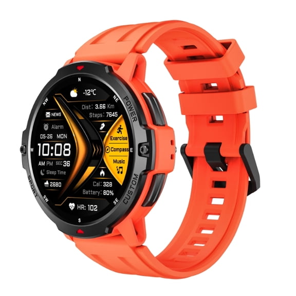 Laatikui C31 Smart Watch Waterproof Outdoor Sports Tracker1.46 Inch Compass Smart Watch