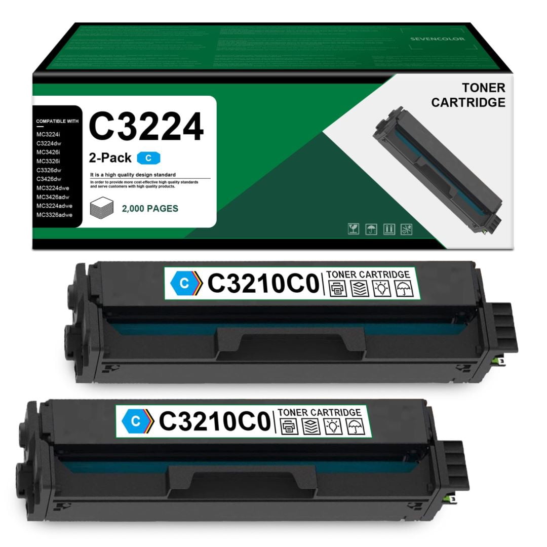 C3210C0 Toner Cartridge Yields Up to 2,000 Pages Cyan 2-Pack ...