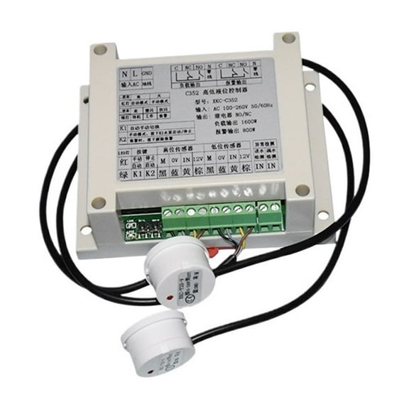 C352 Water Level Sensor Controller For Pump And Valves,Optional 1m/3m/5m Cable ,Easy to Use