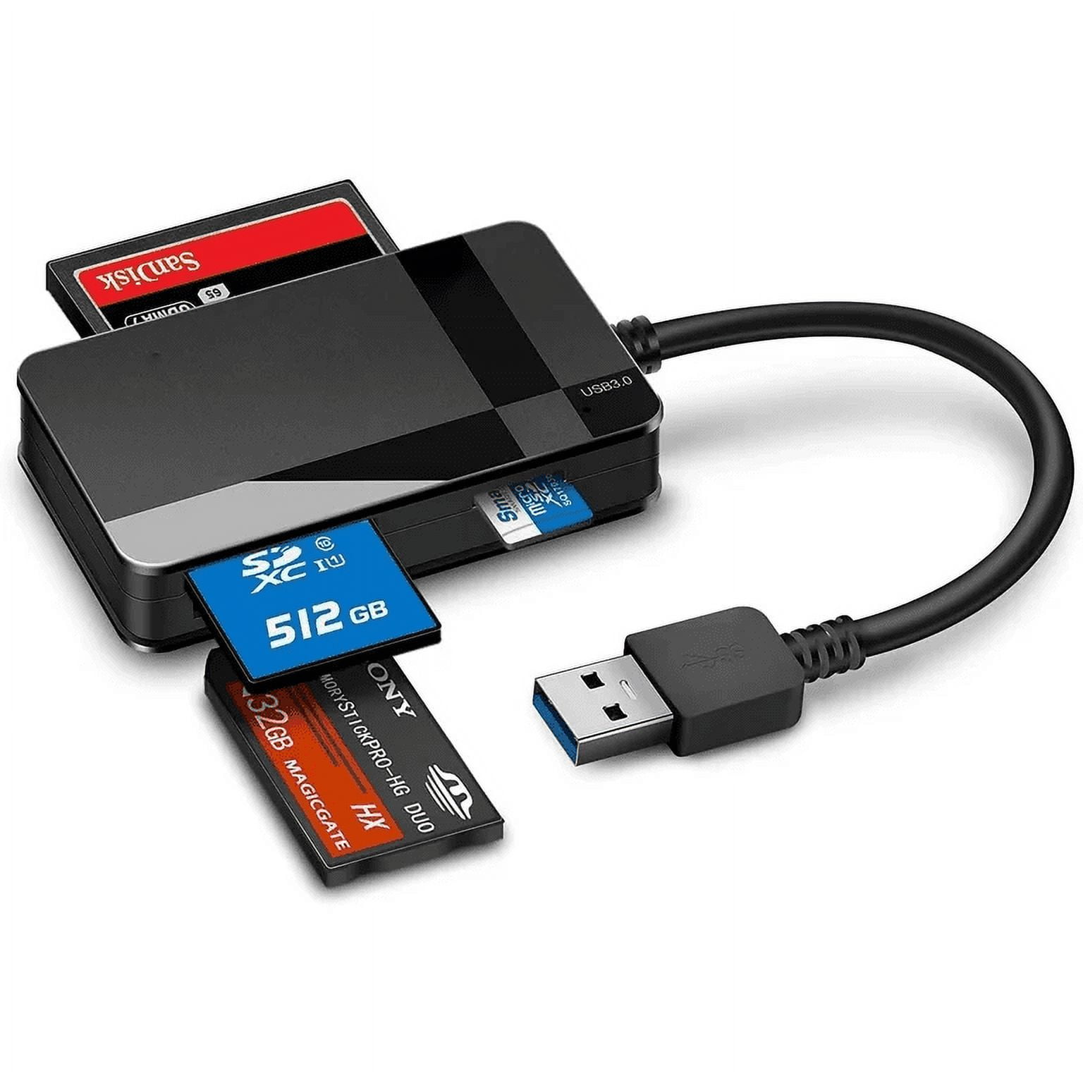 Clé USB-C + Micro SD 64Go Nitro Noir - STRONTIUM - CLESTROUSBC64 