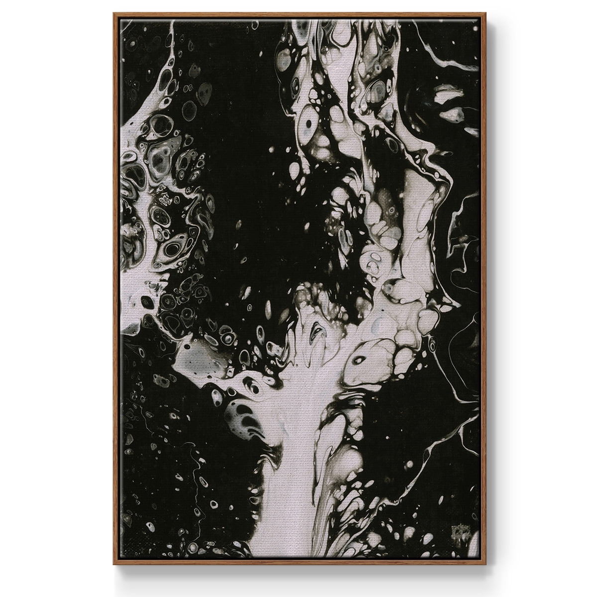 C37 Framed Premium Gallery Wrapped Canvas - Ready to Hang - 27 x 41 - Walnut Floating Frame