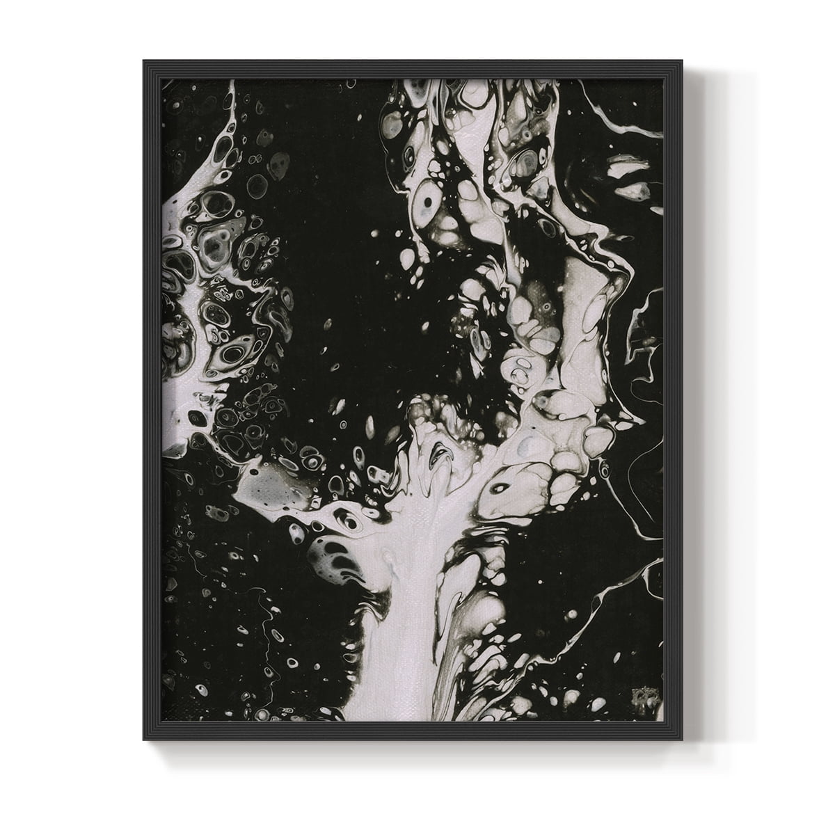 C37 Framed Print in Black Solid Wood Framed Print No Nail Hanging