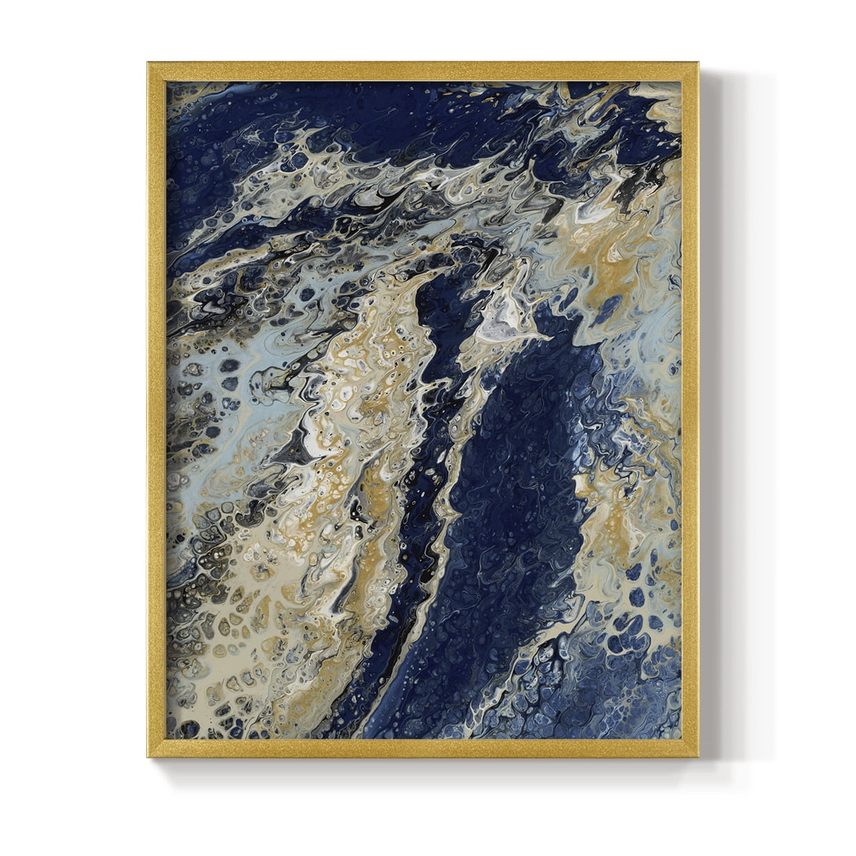 C39 Framed Print in Gold Solid Wood Framed Print No Nail Hanging