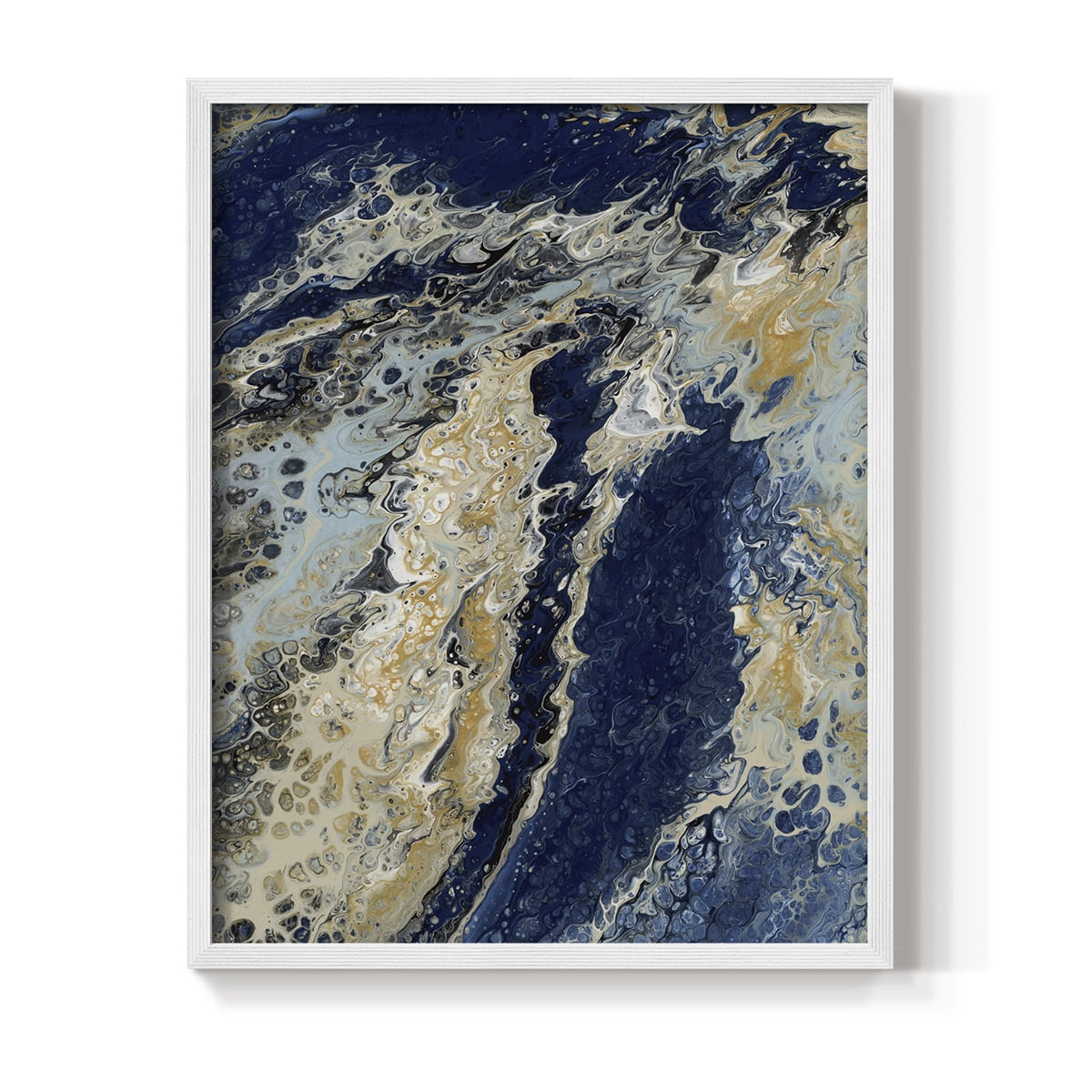 C39 Framed Print in White Solid Wood Framed Print No Nail Hanging