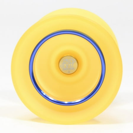 C3yoyodesign Flawless Air Yo-Yo - Light Weight Off String - Rei Iwakura Signature YoYo (Transulent Orange with Blue Ring Gebin Edition)
