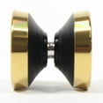 thumbnail image 1 of C3yoyodesign Galaxy Surfer Yo-Yo - Wide Rimmed Bi-Metal YoYo (Black with Gold Rim), 1 of 4