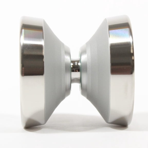 C3yoyodesign Galaxy Surfer Yo-Yo - Wide Rimmed Bi-Metal YoYo (Silver with Silver Rim)