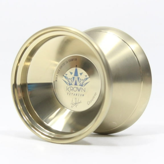 C3yoyodesign Krown Ti Yo-Yo - Shinya Kido Signature Titanium YoYo (Gold Anodizing)