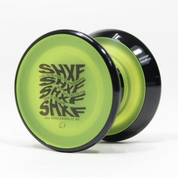 C3yoyodesign SHXF Speedaholic XF Yo-Yo - Aluminum and PC Body with PC Caps (Yellow)