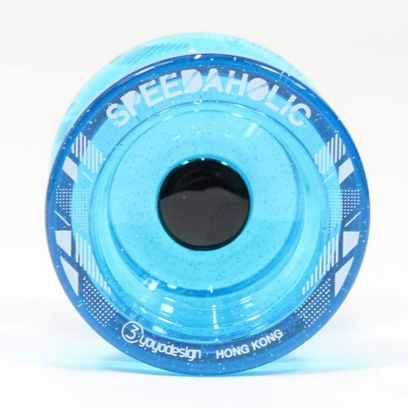C3yoyodesign Speedaholic Yo-Yo - Polycarbonate Plastic Beginner YoYo (Glitter Blue)