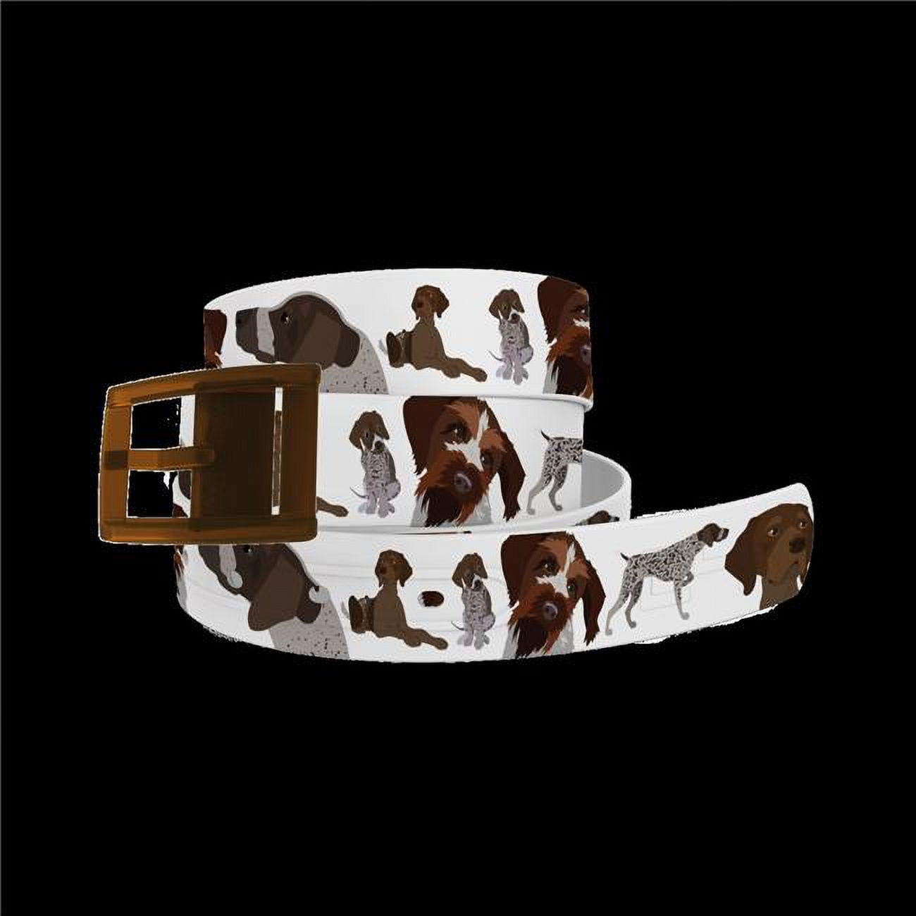 C4 Belts 6201BR104GSPDG02 German Shorthaired Pointer Belt with Brown