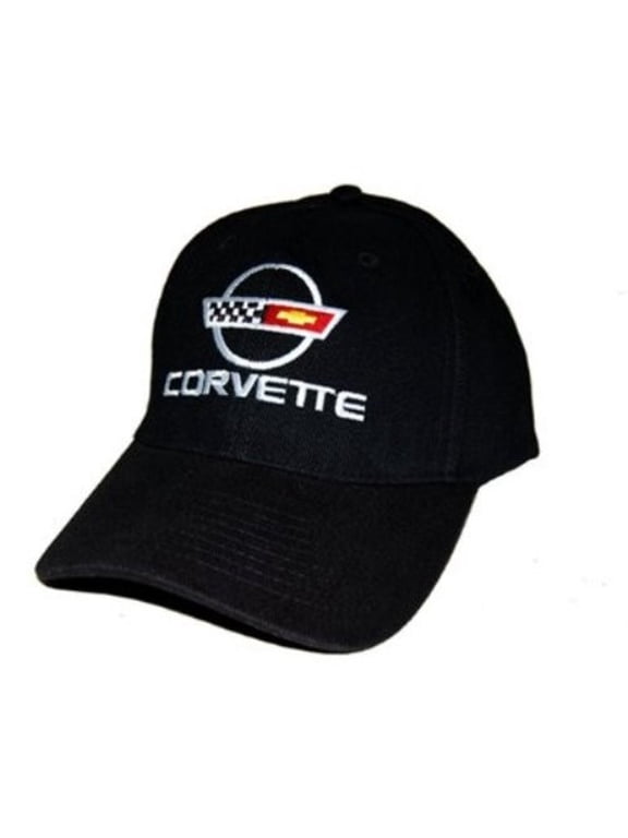 C4 Corvette Black Brushed Twill Hat