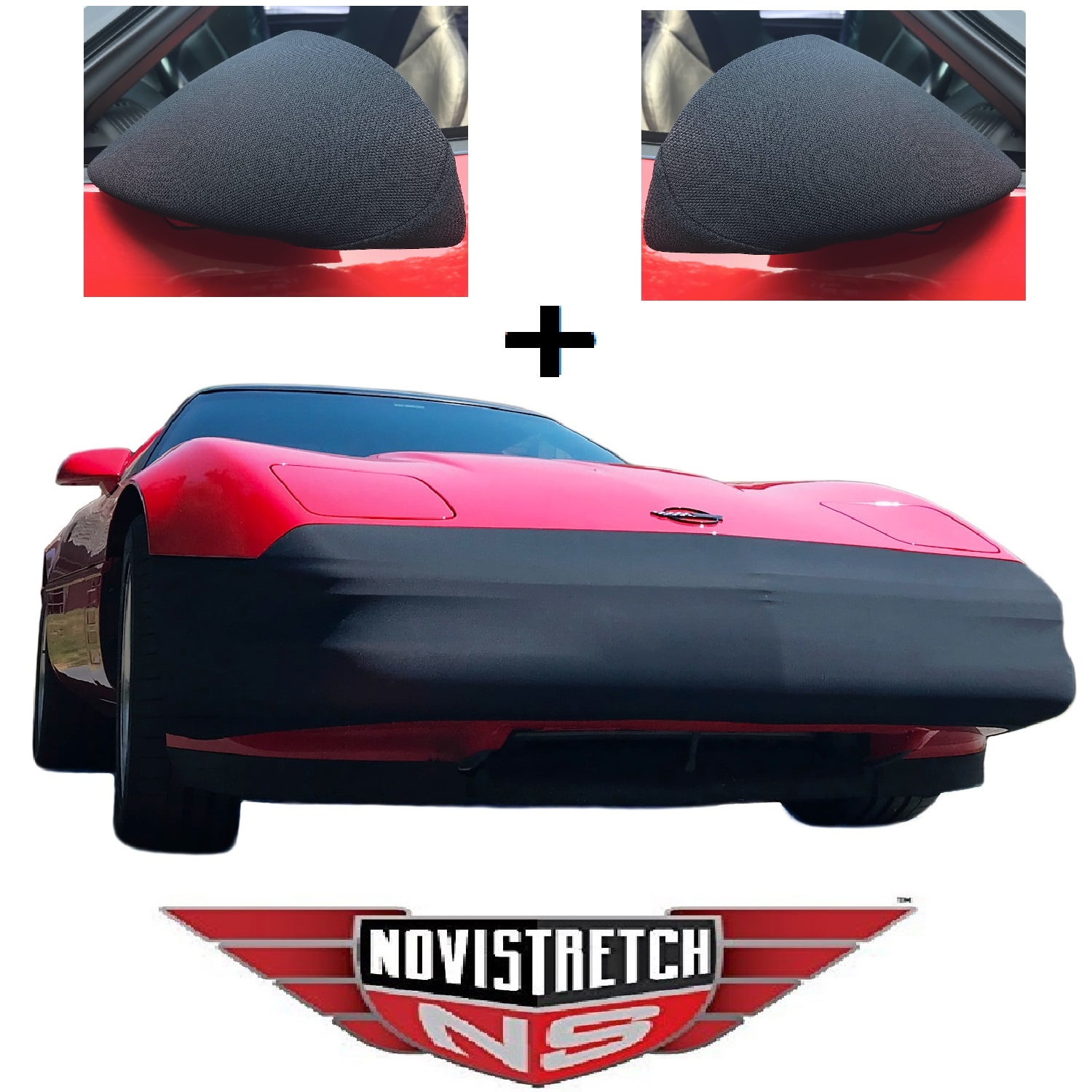 C4 Corvette NoviStretch Front + Mirror Combo High Tech Stretch Masks ...