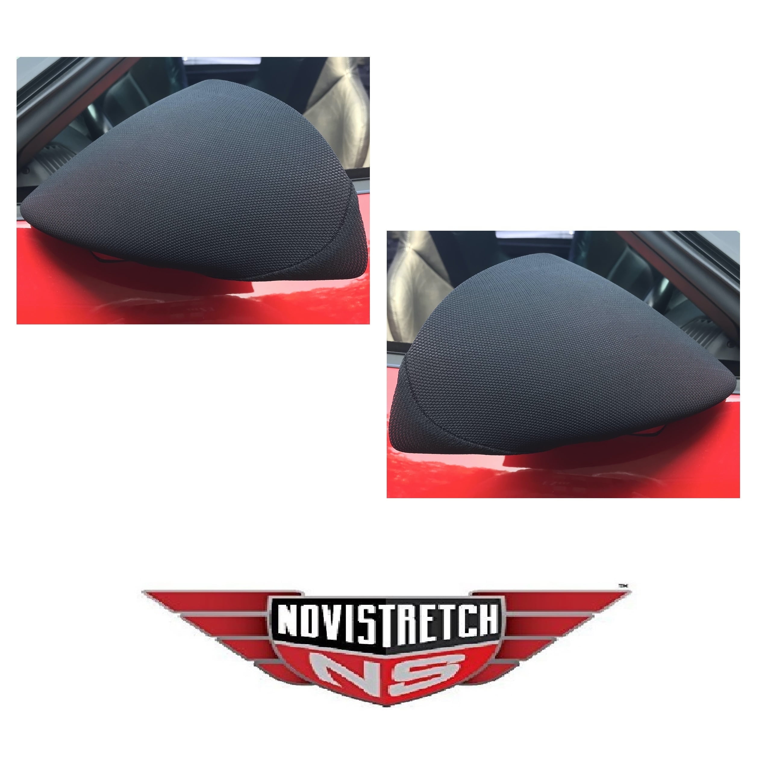 C4 Corvette NoviStretch Mirror Bra Covers High Tech Stretch Mask Fits ...
