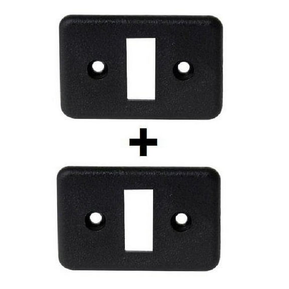 C4 Corvette Seat Back Release Button Bezel Plate Cover Dual Kit Fits: 94 through 96 Corvettes