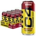 C4 Energy Carbonated Zero Sugar Energy Drink, Pre Workout Drink + Beta