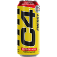 thumbnail image 1 of C4 Energy Drink + Strawberry Watermelon Ice + Zero Sugar + Explosive Energy + 16oz Single Can, 1 of 14