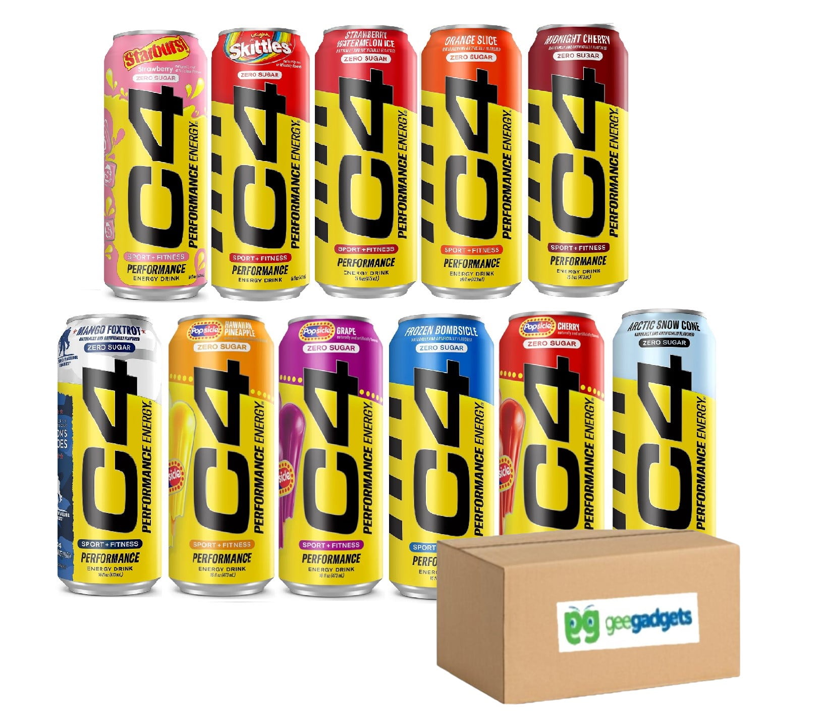 Brēz Drink Where To Buy Nearby C4 Energy & Smart Energy Drinks Variety Pack, Sugar Free Pre Workout