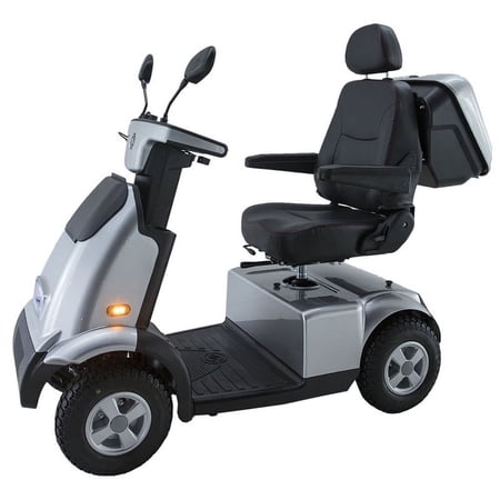 C4 High performance four wheel scooter by Afikim-Gray-18 inch wide