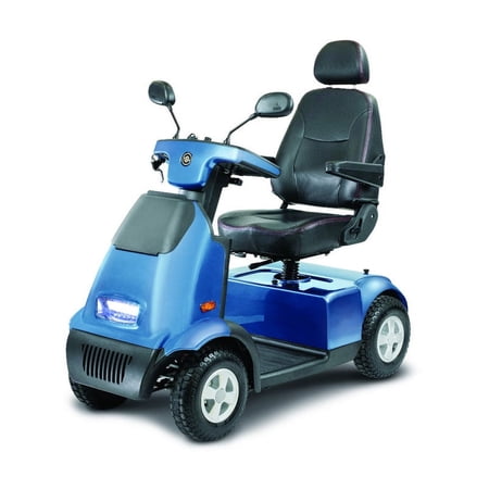 C4 High performance four wheel scooter by Afikim-Blue