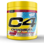 C4 Original Pre Workout Powder, 200mg Caffeine Energy Formula with Beta Alanine & Creatine for Endurance, Focus & Performance, Zero Sugar Preworkout for Men & Women   Hawaiian Punch, 25 Servings