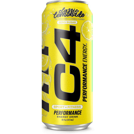 C4 Performance Energy, Lemon, Zero Sugar, 16 fl oz