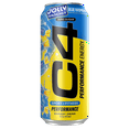 thumbnail image 1 of C4 Performance Energy Drink, Jolly Rancher Blue Raspberry, 16oz, Single Can, 1 of 5