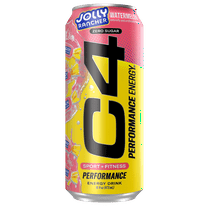 C4 Performance Energy Drink, Jolly Rancher Watermelon, 16oz, Single Can