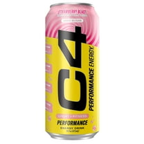 C4 Performance Energy Drink, Strawberry Blast, 16oz, Single Can