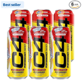 thumbnail image 1 of C4 Performance Energy Drink, Variety Pack of Hawaiian Fruit Punch Juicy Red & Cherry Popsicle Flavors, Zero Sugar, 6 Pack (16 fl oz Cans), 1 of 10