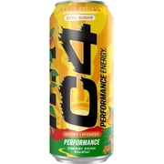 C4 Performance Energy, Sport & Fitness Energy Drink, Mango Fuego, Zero Sugar, 16 fl oz