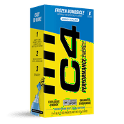 C4 Performance Energy Powder Mix Frozen Bombsicle, 8 Pack