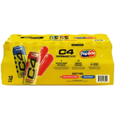 C4 Performance Energy Variety Pack 16 Fluid Ounce (Pack of 18)