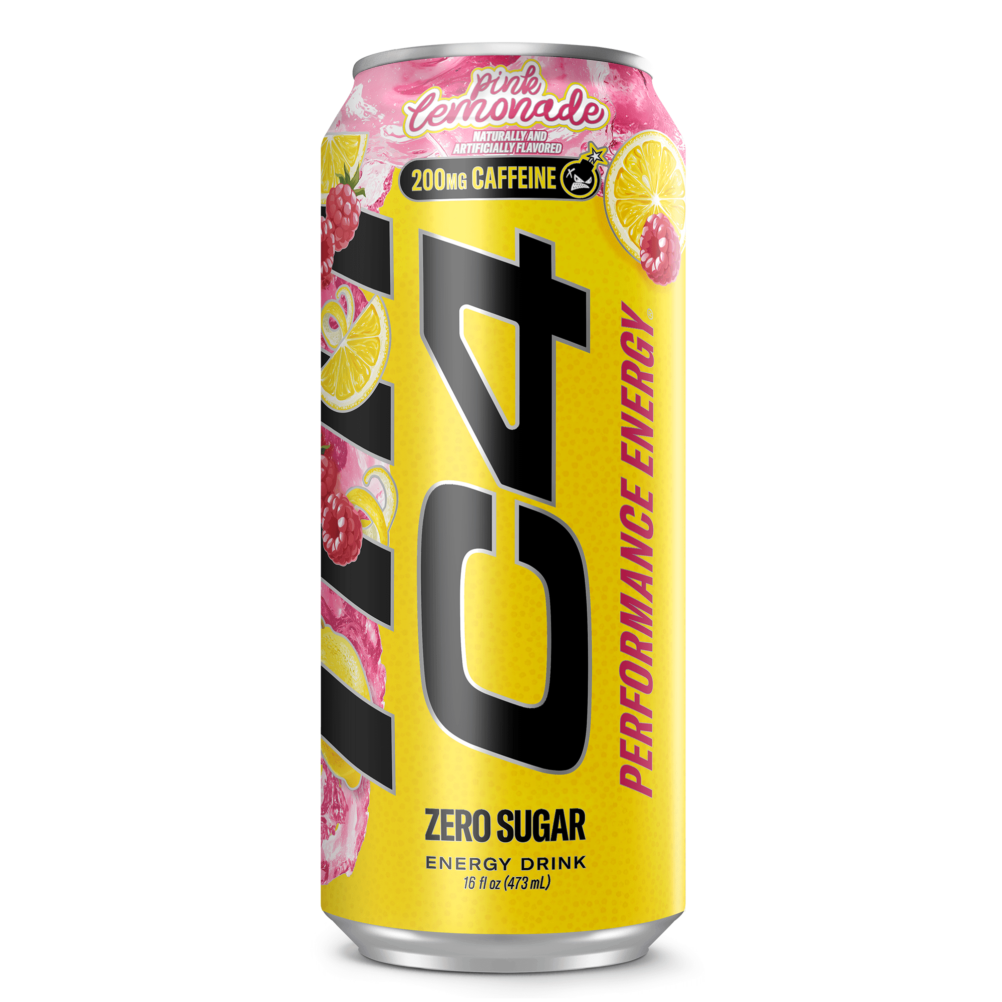 C4 Performance Energy Drink, Pink Lemonade, 16 fl oz Single Can