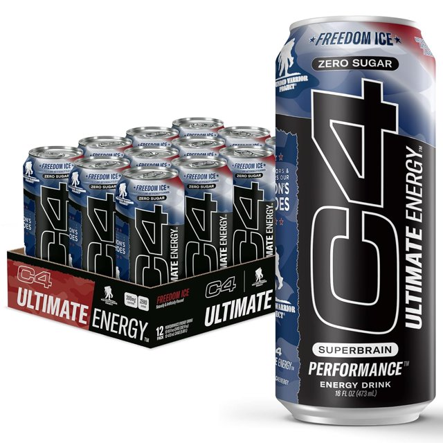 C4 Ultimate x Wounded Warrior Project 300mg Caffeine Sugar Free