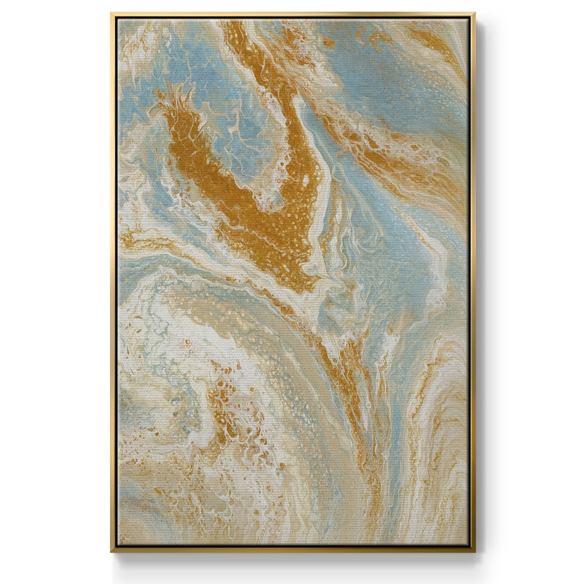 C41 Framed Premium Gallery Wrapped Canvas - Ready to Hang - 17 x 25 - Gold Floating Frame