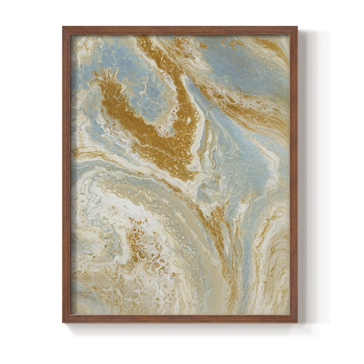 C41 Framed Print in Brown Solid Wood Framed Print No Nail Hanging