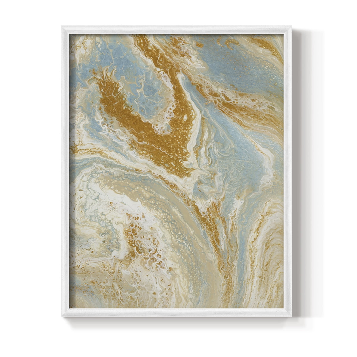 C41 Framed Print in White Solid Wood Framed Print No Nail Hanging