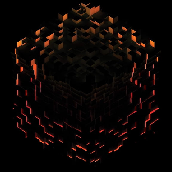 C418 - Minecraft Volume Beta - Red Orange & Yellow Splatter - Music & Performance - Vinyl