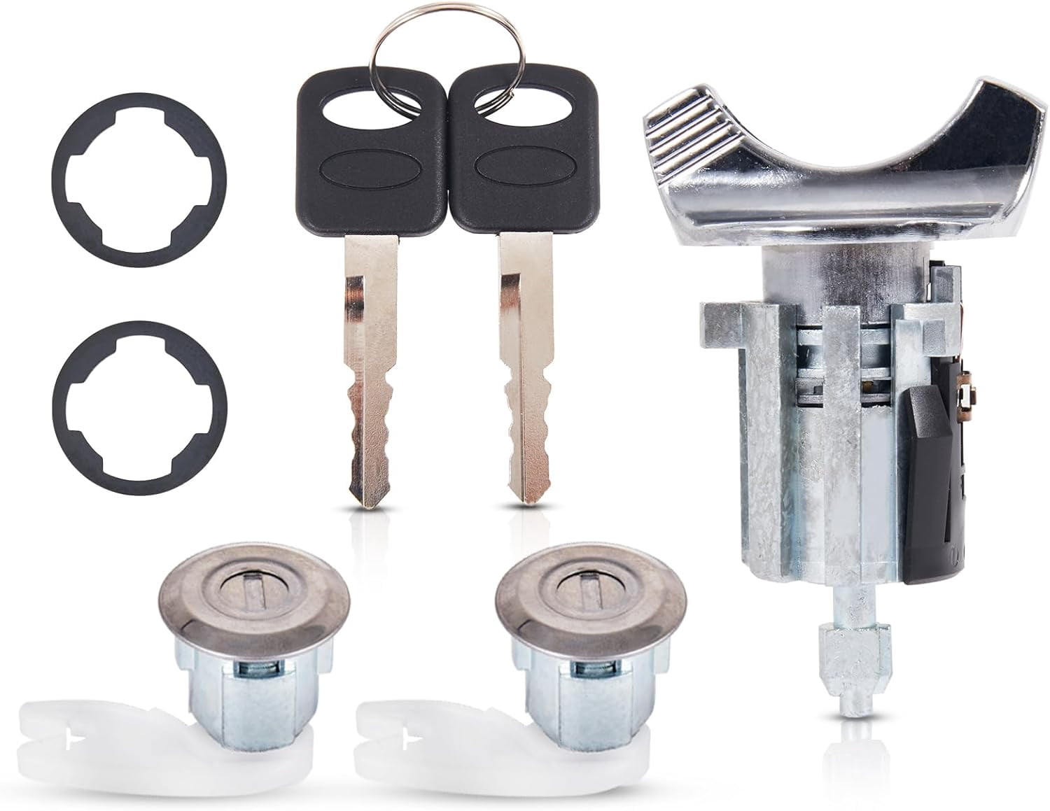 C42150 Ignition Start Switch Lock Cylinder with Keys & 2 Front Door ...
