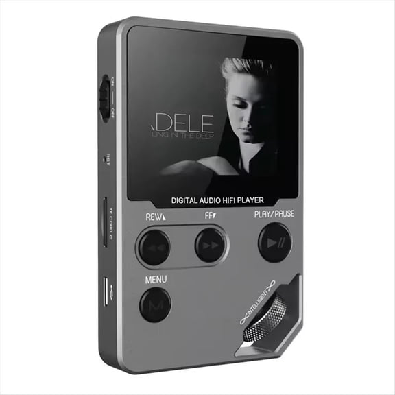 C5 8GB Lossless Bluetooth MP3 Music Player, Zinc Alloy Body,Rotary Controls,Wireless Connection,Voice Recorder,1 * player 1 * headphone 1 * English instruction manual,Black & Gray